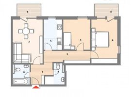 Apartament 3 camere NOU 74 mp Zorilor