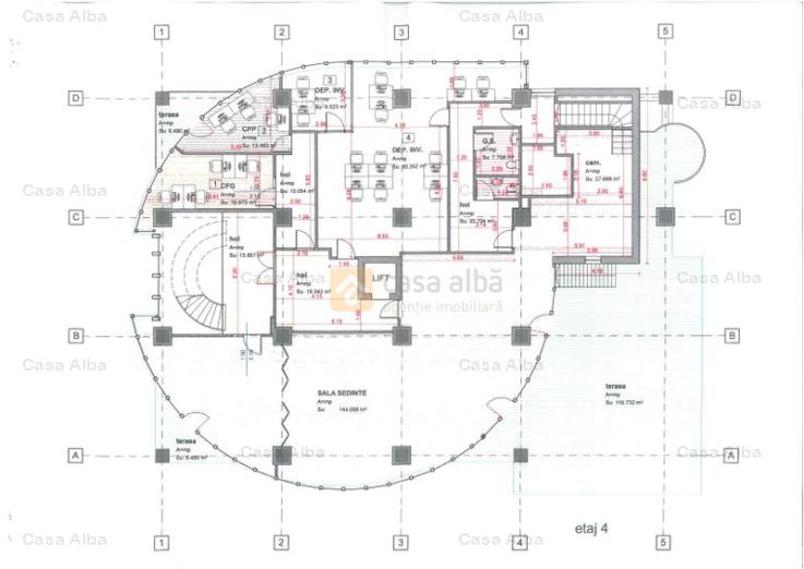 Semicentral - spatiu de birouri complet amenajat