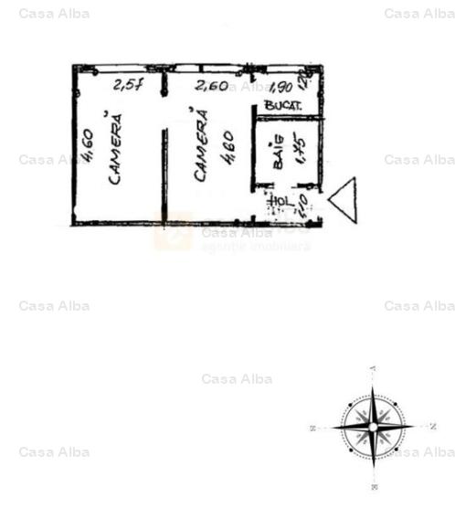 Tatarasi - Stadion, apartament 2 camere, ideal investitie