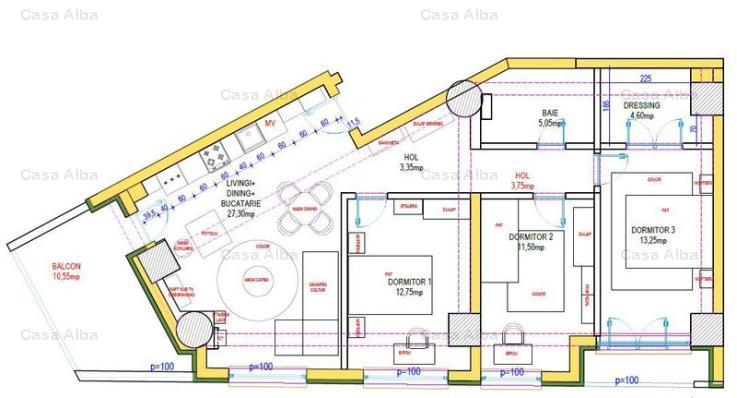 Tatarasi, bloc nou, 4 camere premium de inchiriat