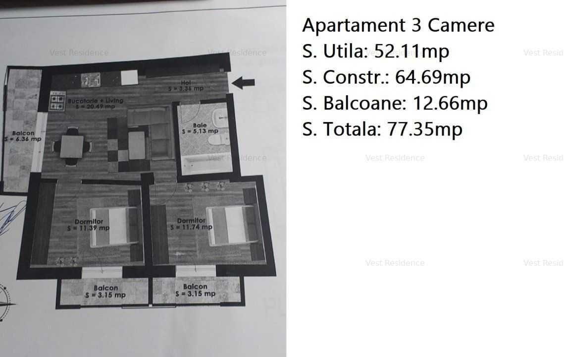 Apartament 3 camere 13 Septembrie Marriot - Sabinelor