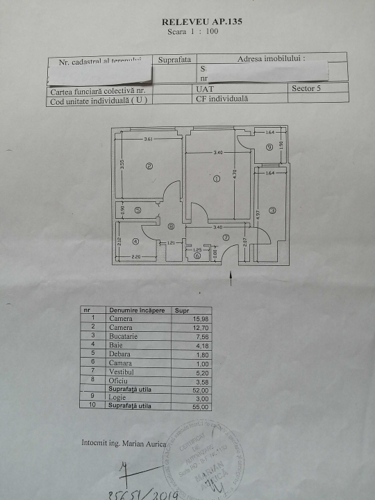 Apartament 2 camere Rahova