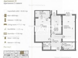 COMISION 0% Apartament 2 camere, Mihai Viteazul Residence