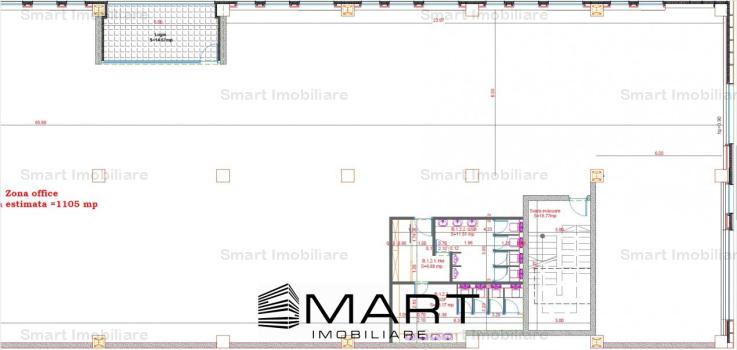 Spatiu birouri 1100 mp zona Industriala Vest