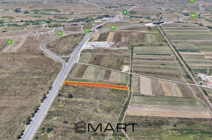 Teren 5900 mp extravilan zona Selimbar