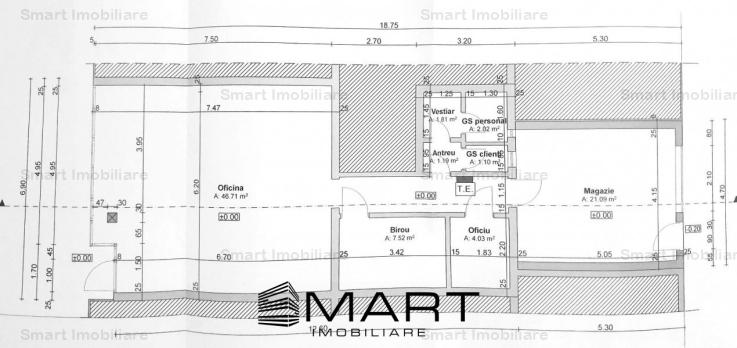 Spatiu comercial- zona Stefan cel mare