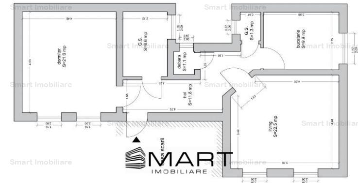 Apartament 2 camere decomandate Bulevardul Victoriei