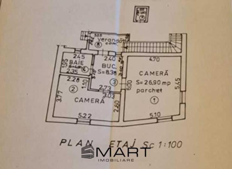 Apartament 2 camere decomandate ultracentral