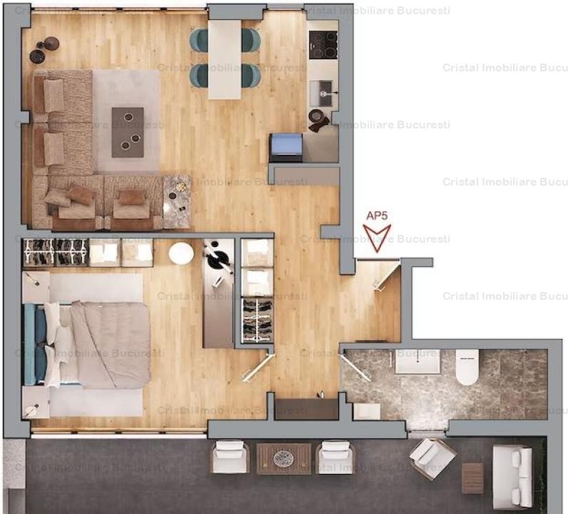 Apartament 2 camere bloc nou, 2023, centrala propie, parcare inclusa, metrou Dristor
