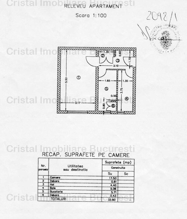 Garsoniera de vanzare Crangasi metrou