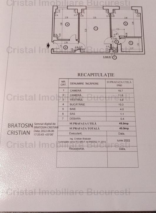 Apartament 2 camere, cu Centrala, la 3 minute de metrou Aparatorii Patriei.