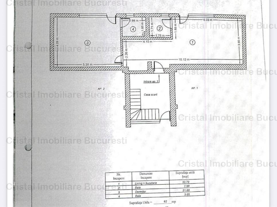 Apartament 2 camere spatios, bloc nou, curte, metrou Iancului