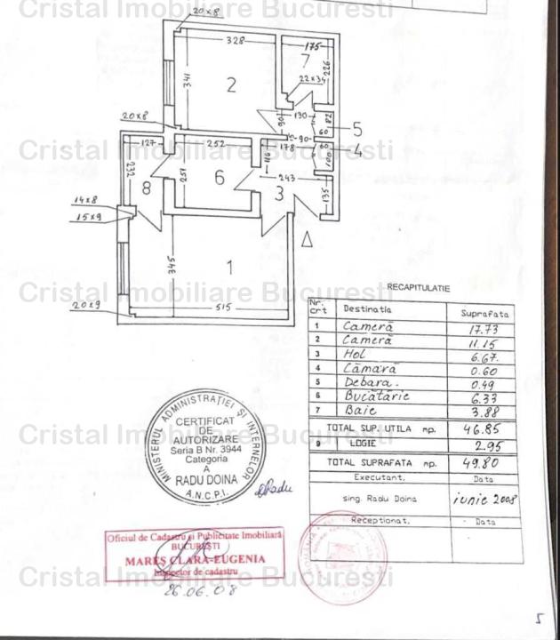 Apartament 2 camere, decomandat, 10 min metrou Dristor