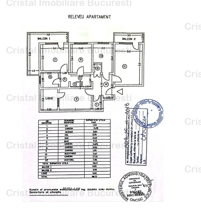 Apartament 4 camere ,Bulevardul Timisoara -Militari