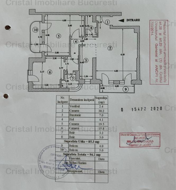 Apartament generos, 3 camere, Tineretului, Oraselul Copiilor