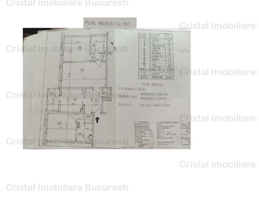 Apartament 3 camere de vanzare Gorjului 