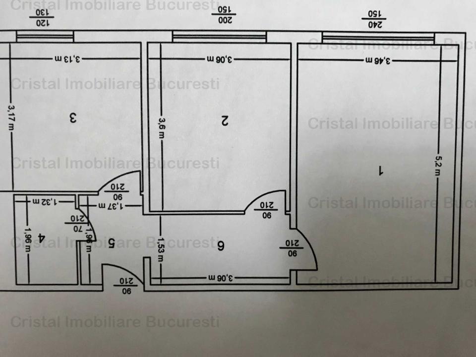 Apartament 2 camere de vanzare  Pacii