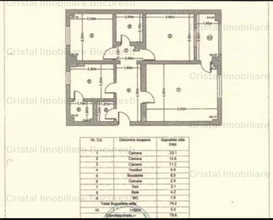 Vanzare Apartament 3 Camere stradal pr Bd. Octavian Goga