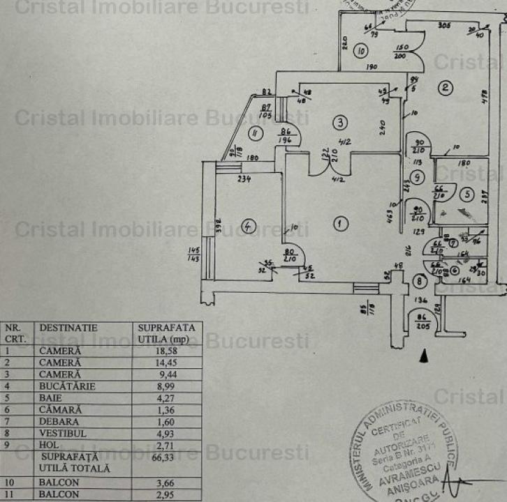 Vanzare Apartament 3 Camere stradal pe Bd. Nerva Traian