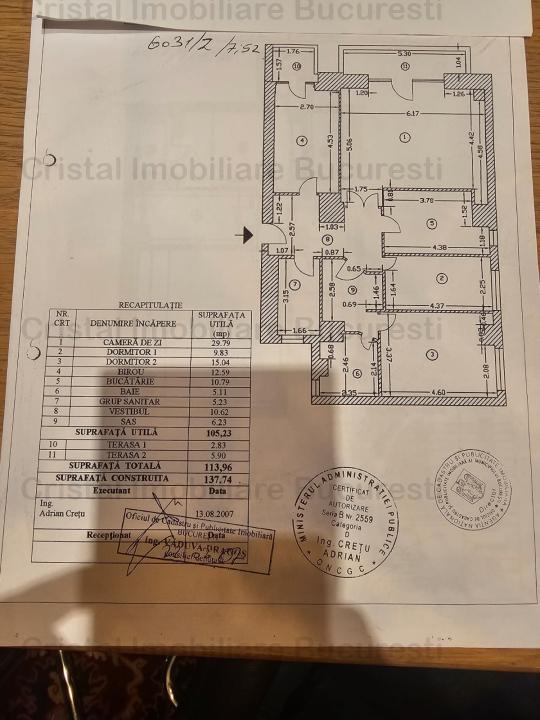 Inchiriez apartament 4 camere, zona Piata Alba Iulia, aproape de metrou