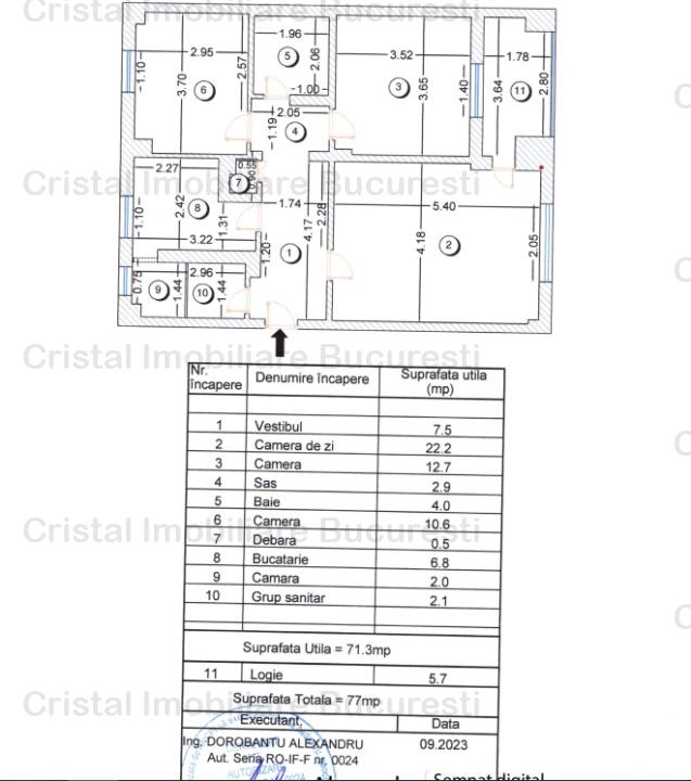  3 camere, Apartament, Calea Calarasilor!