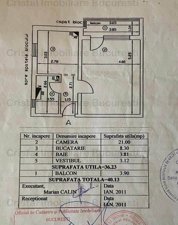 Vanzare Garsoniera la 1 minut de Piata Alba Iulia