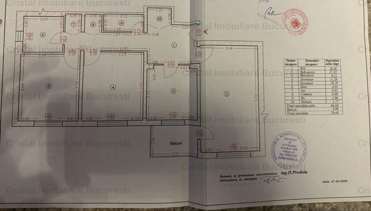 Apartament 3 camere, la 7 min de metrou Piata Sudului/Mall SunPlaza