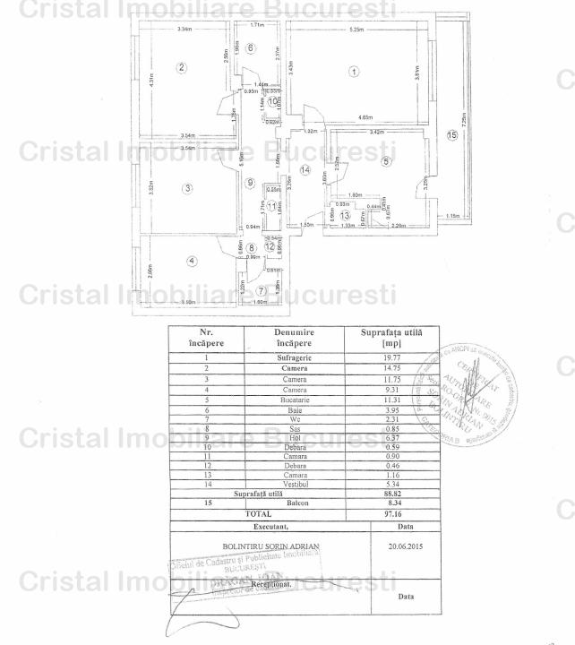 Apartament  luminos 4 camere, la Parc Tineretului, zona Pridvor. Cu Centrala. 