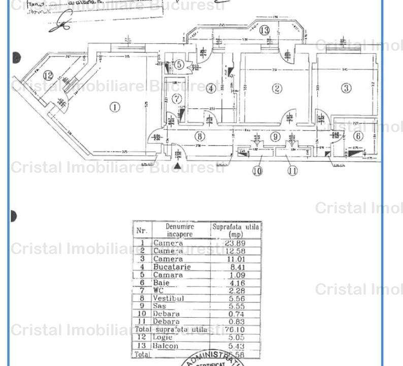 Apartament 3 camere , langa hotel Marriott ,Sector 5 