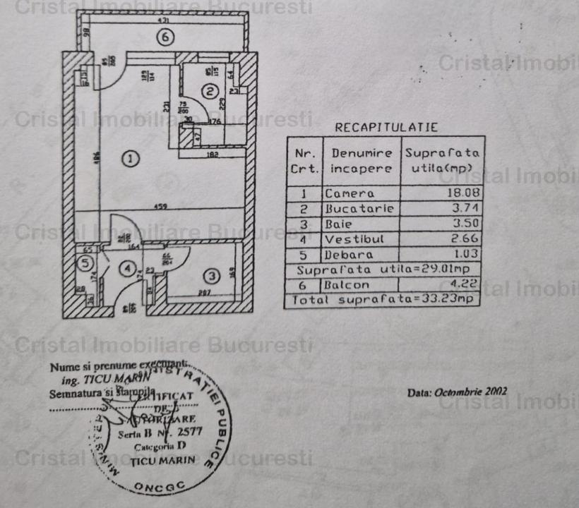 De vanzare, Garsoniera Zona 13 Septembrie, pret 99.000 EUR