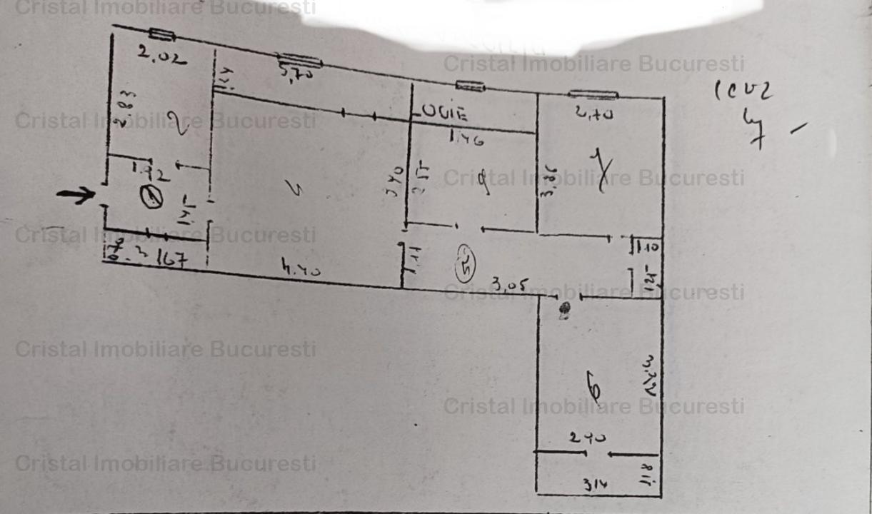 Apartament 3 camere de vanzare Gorjului ,Rosia Montana, bloc anvelopat.