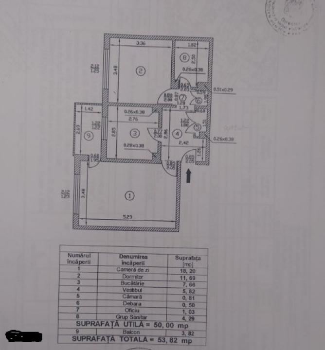 Apartament 2 camere, decomandat, boxa, 14 min metrou Dristor