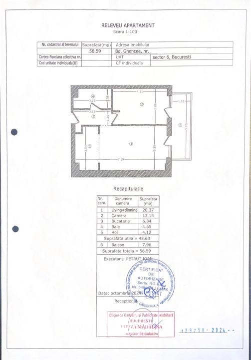 Apartament 2 camere de vanzare Drumul Taberei, B-ul Ghencea, 