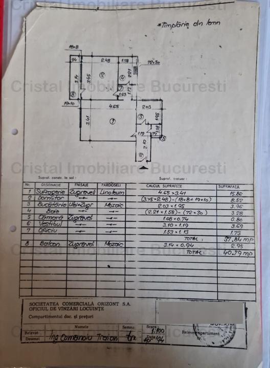 Apartament decomandat 2 camere Apusului,3 min pana la metrou Pacii