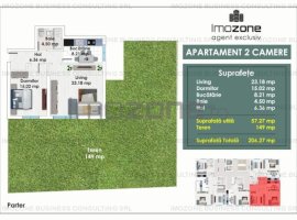 Apartament cu 2 Camere si 150 mp Curte Amenajata, la 5 minute de Metrou