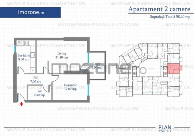 Apartament 2 Camere | 77 mp | Bloc Nou | Metrou Pacii / Preciziei | Militari