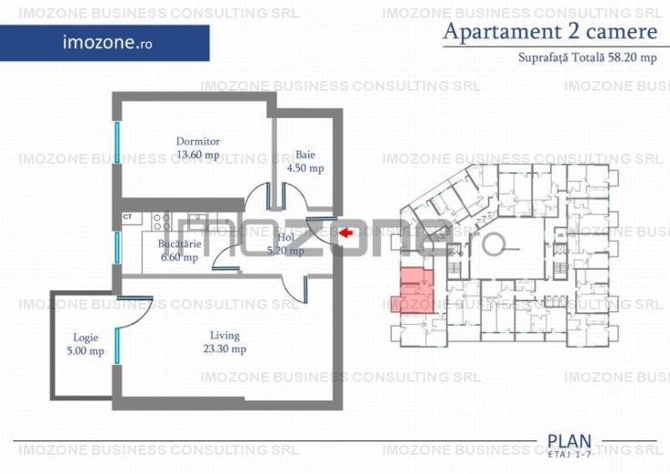 Apartament 2 Camere | 77 mp | Bloc Nou | Metrou Pacii / Preciziei | Militari