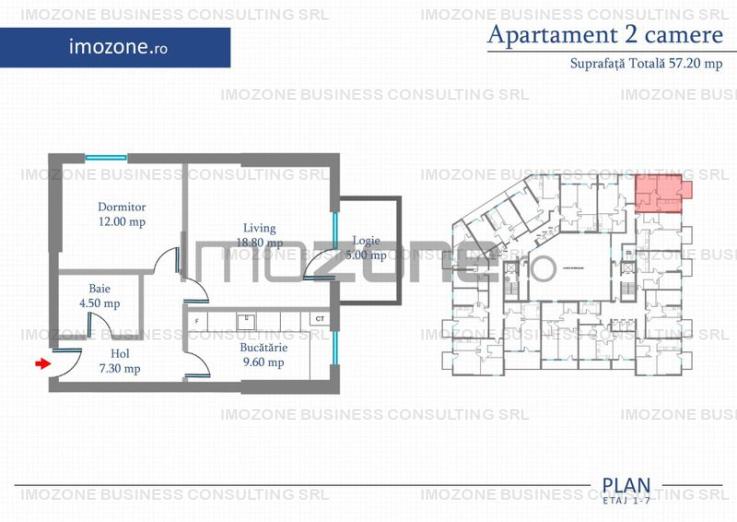 Apartament 2 Camere | 77 mp | Bloc Nou | Metrou Pacii / Preciziei | Militari