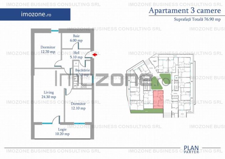 Apartament 2 Camere | 77 mp | Bloc Nou | Metrou Pacii / Preciziei | Militari