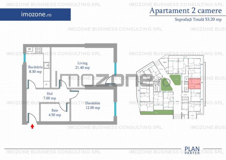 Apartament 2 Camere | 77 mp | Bloc Nou | Metrou Pacii / Preciziei | Militari