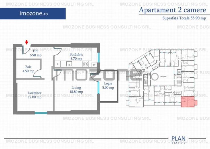 Apartament 2 Camere | 62 mp | Bloc Nou | Metrou Pacii / Preciziei | Militari