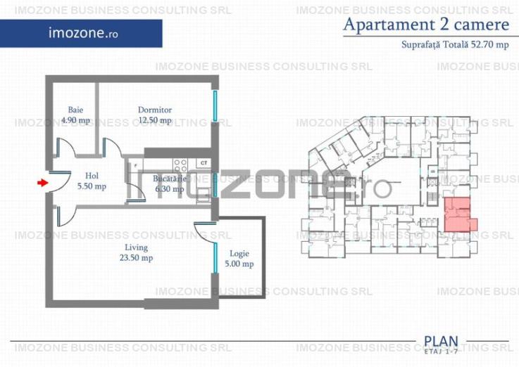 Apartament 2 Camere | 62 mp | Bloc Nou | Metrou Pacii / Preciziei | Militari