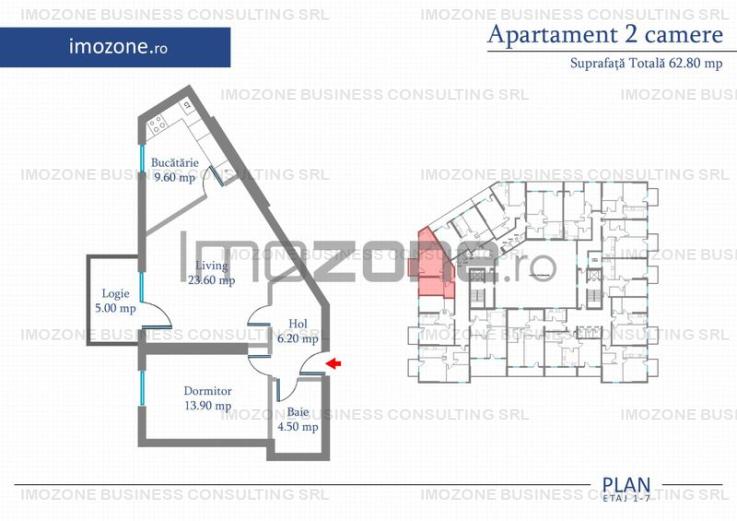 Apartament 2 Camere | 67 mp | Bloc Nou | Metrou Pacii / Preciziei | Militari