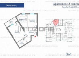 Apartament 2 Camere | 63 mp | Bloc Nou | Metrou Pacii / Preciziei | Militari