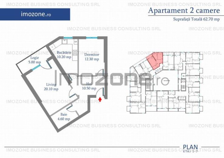 Apartament 2 Camere | 65 mp | Bloc Nou | Metrou Pacii / Preciziei | Militari