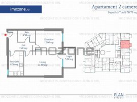 Apartament 2 Camere | 59 mp | Bloc Nou | Metrou Pacii / Preciziei | Militari