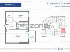 Apartament 2 Camere | 53 mp | Bloc Nou | Metrou Pacii / Preciziei | Militari