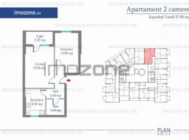 Apartament 2 Camere | 58 mp | Bloc Nou | Metrou Pacii / Preciziei | Militari