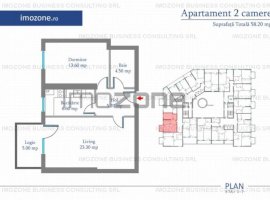 Apartament 2 Camere | 58 mp | Bloc Nou | Metrou Pacii / Preciziei | Militari