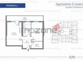 Apartament 2 Camere | 67 mp | Bloc Nou | Metrou Pacii / Preciziei | Militari